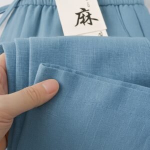 Remi Cotton Trouser | Sky