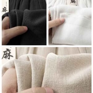 Remi Cotton Trouser (Black+White+Khaki) 3Pcs