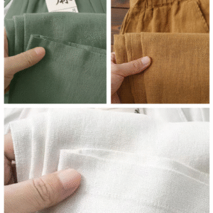 Remi Cotton Trouser (Olive+Brown+White) 3Pcs