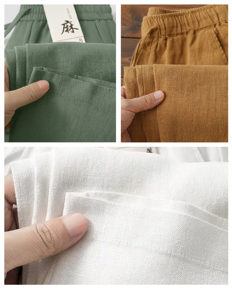 Remi Cotton Trouser (Olive+Brown+White) 3Pcs