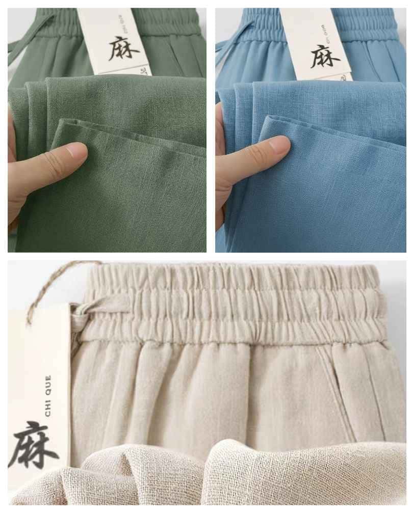 Remi Cotton Trouser (Olive+Sky+Khaki) 3Pcs