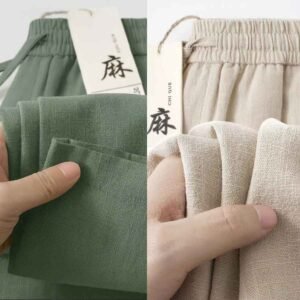 Remi Cotton Trouser (Olive+Khaki) 2Pcs